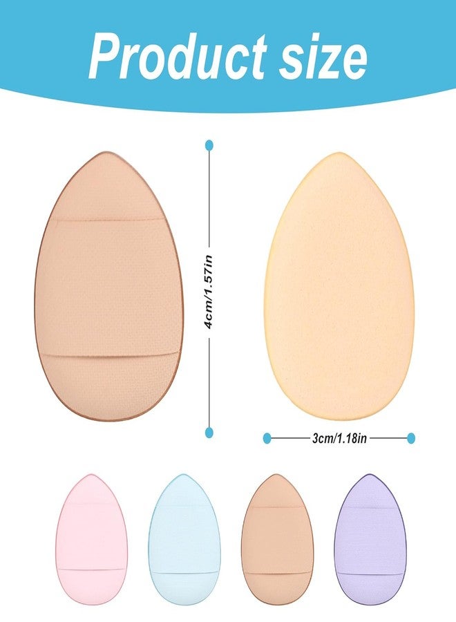 RIANZ 6 Pcs Finger Mini Makeup Puff Sponge Soft Beauty Makeup Blender for Foundation, Face Powder, Under Eye Setting, Concealer, Repair Cream, Cosmetic Tool - Image 3