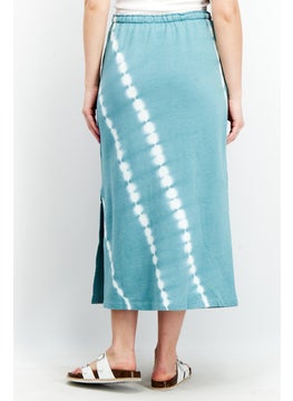 Splendid Women Tie Dye Maxi Skirt, Emerald Bay  - Image 4