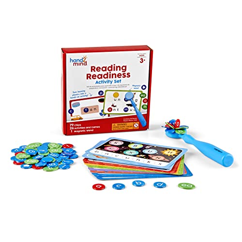 hand2mind Reading Readiness Activity Set, Magnetic Wands and Chip Set, Learn to Spell for Kids, Spelling Toys, CVC Words for Kindergarten, Learning Letters, Science of Reading Manipulatives - Image 1