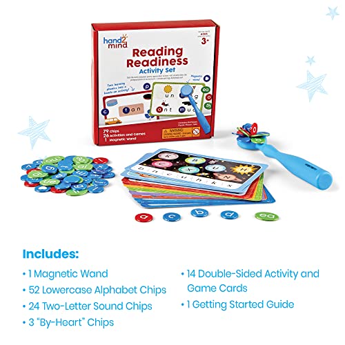 hand2mind Reading Readiness Activity Set, Magnetic Wands and Chip Set, Learn to Spell for Kids, Spelling Toys, CVC Words for Kindergarten, Learning Letters, Science of Reading Manipulatives - Image 2