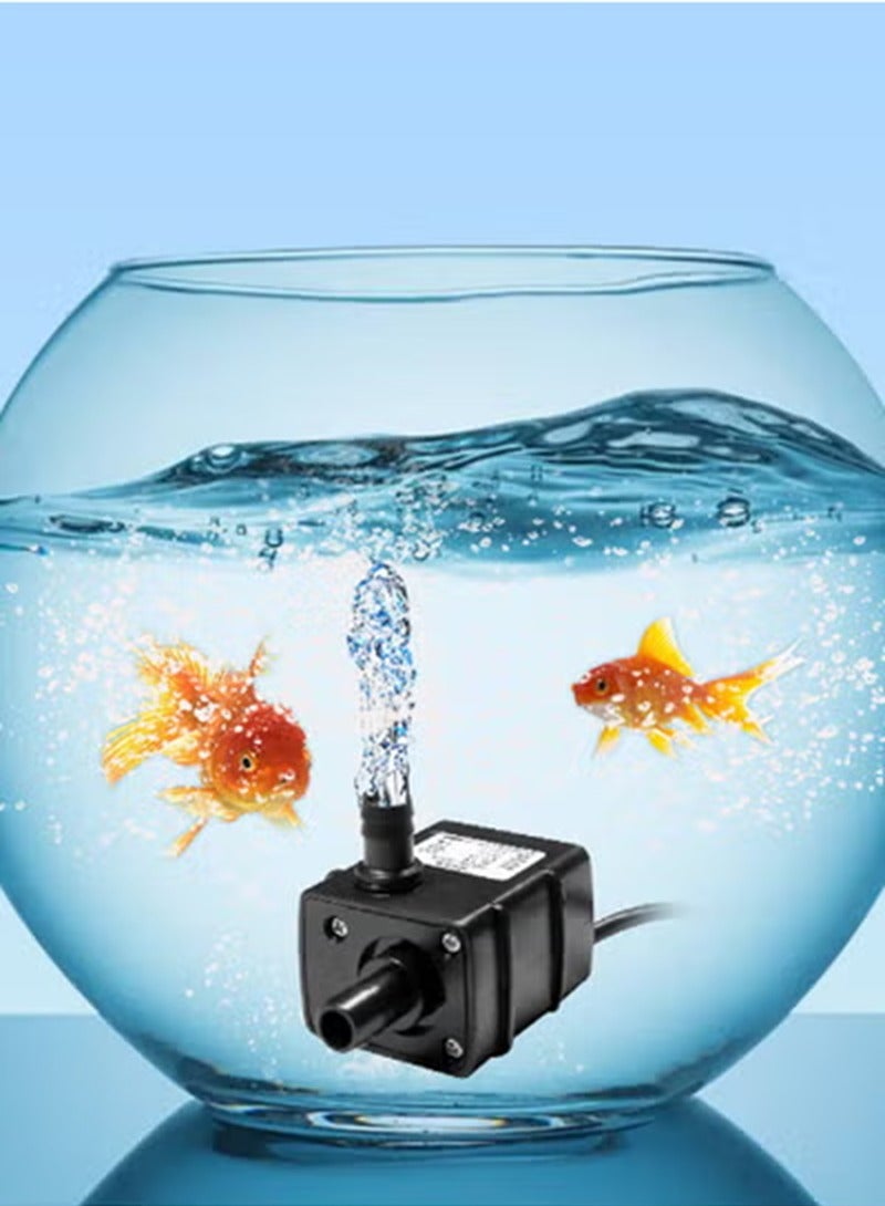 ANSELF Silent Mini DC5V Brushless Submersible Pump Aquarium Waterproof Fountain Water Circulation 220L/H 5W Head 3M 0~100℃  - Image 1