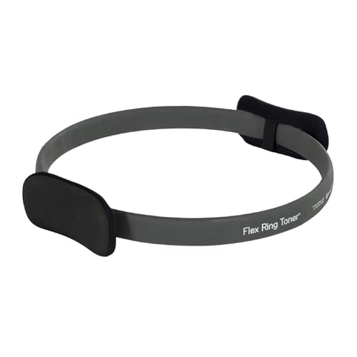 Balanced Body حلقة تدريب مرنة من Balanced Body مع وسادات مقبض، طوق تمرين، معدات تمرين بيلاتس، حلقة بيلاتس للاستخدام في المنزل أو الاستوديو - Image 1