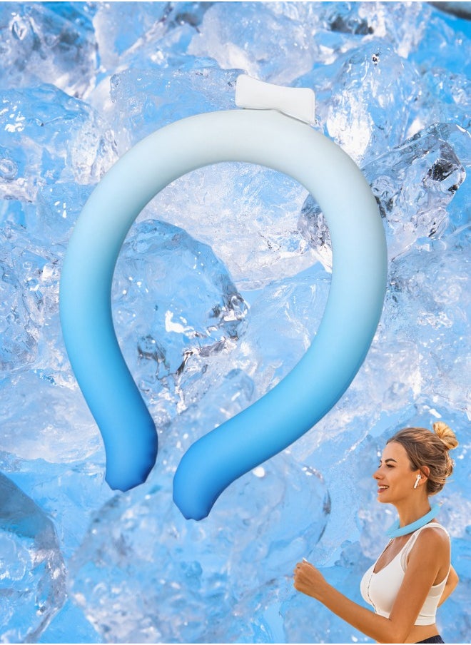 UChic Neck Cooling Tube, Body Cooler, Reusable Ice Cooler Ring Wearable Body Cooling Products, Neck Coolers for Hot Weather, Summer  - Image 1