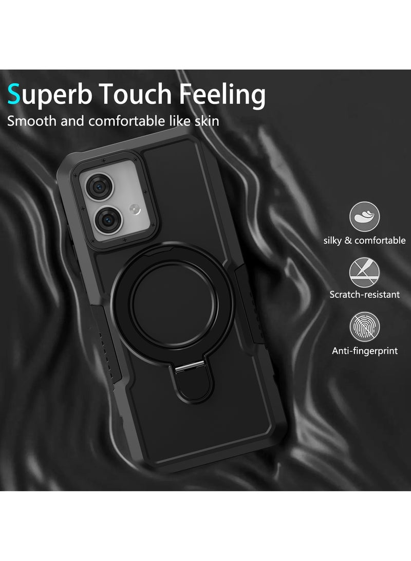 يوارب كينج حالة هاتف حماية ضد الصدمات لموتورولا موتو G84 5G أسود - Image 3