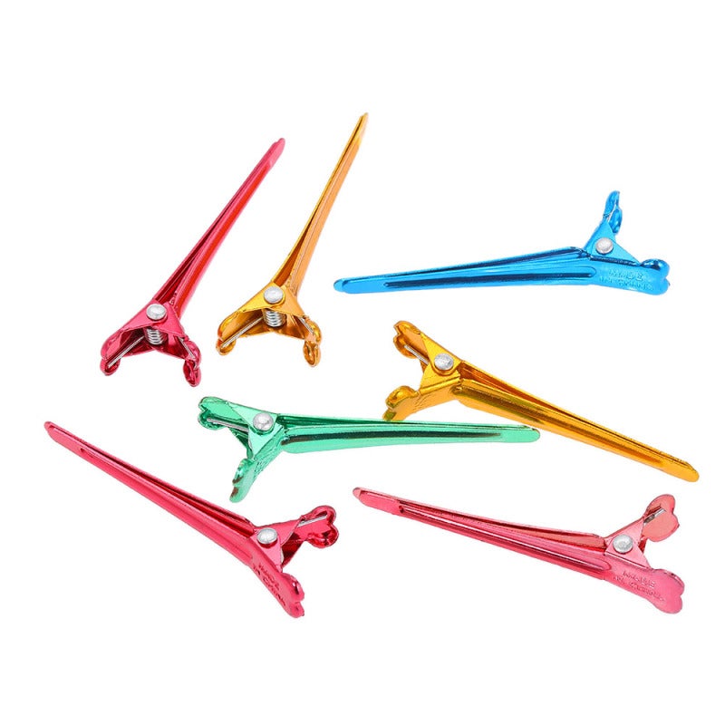 Hair Clips: 10pcs High-quality Steel Alligator Prong Design - Secure Long-lasting Hold DIY Accessories for Hair Salon Home DIY Craft Makers - Image 3