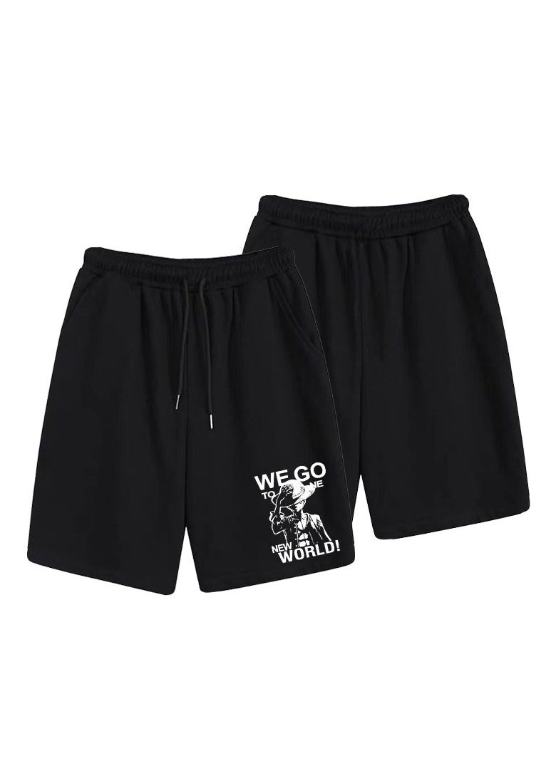 KUYING Summer One Piece Micro Elastic Loose Sports Shorts  - Image 1
