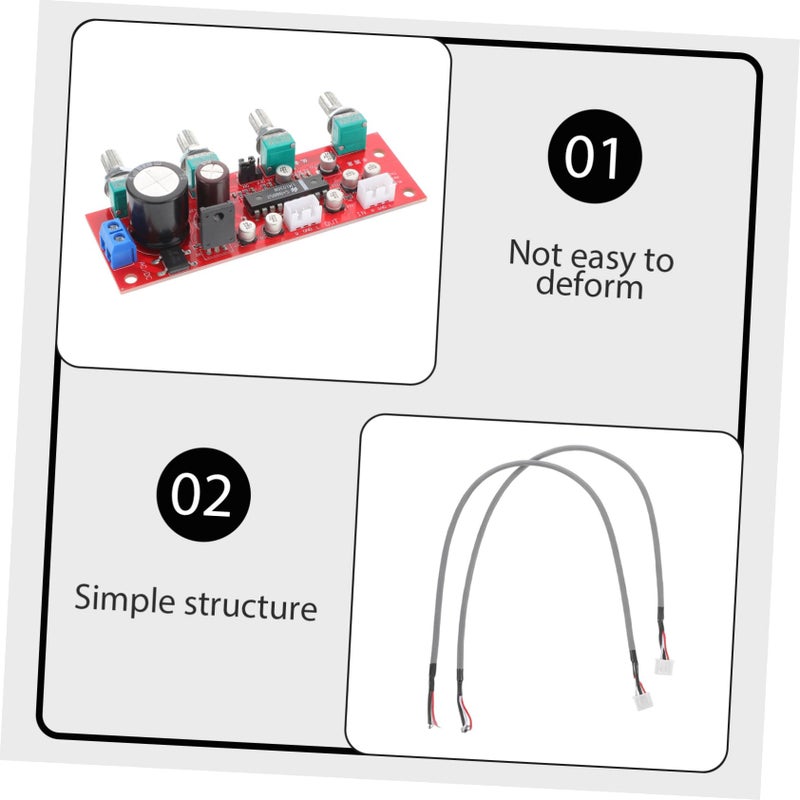Audio Amplifier Control Board with Tone Bass Control Preamplifier Module for Home Theater - Image 4