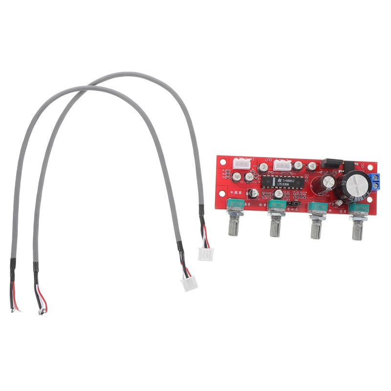 Audio Amplifier Control Board with Tone Bass Control Preamplifier Module for Home Theater - Image 2