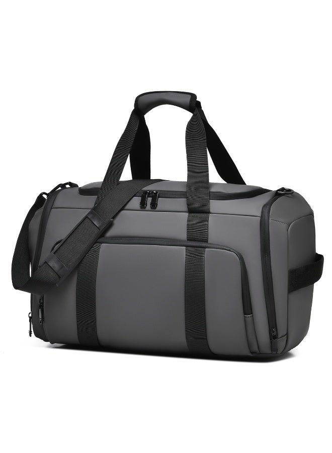 Large Travel Duffle Bag with Shoe Compartment - Water-Resistant Gym & Weekend Bag - Image 2