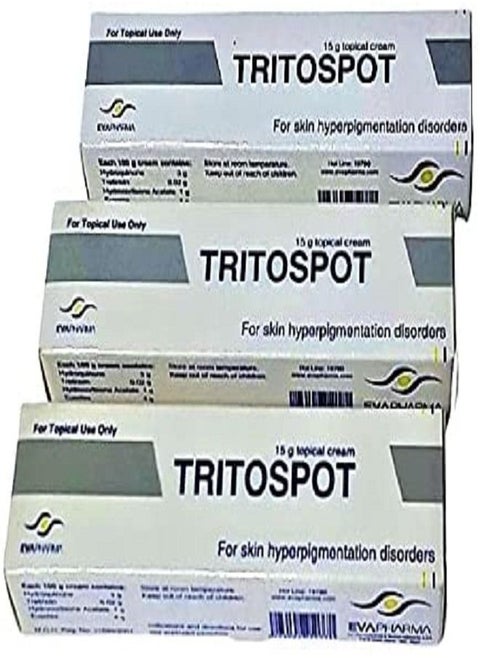 3-Piece Tritospot Whitening Cream For Hyperpigmentation Problems