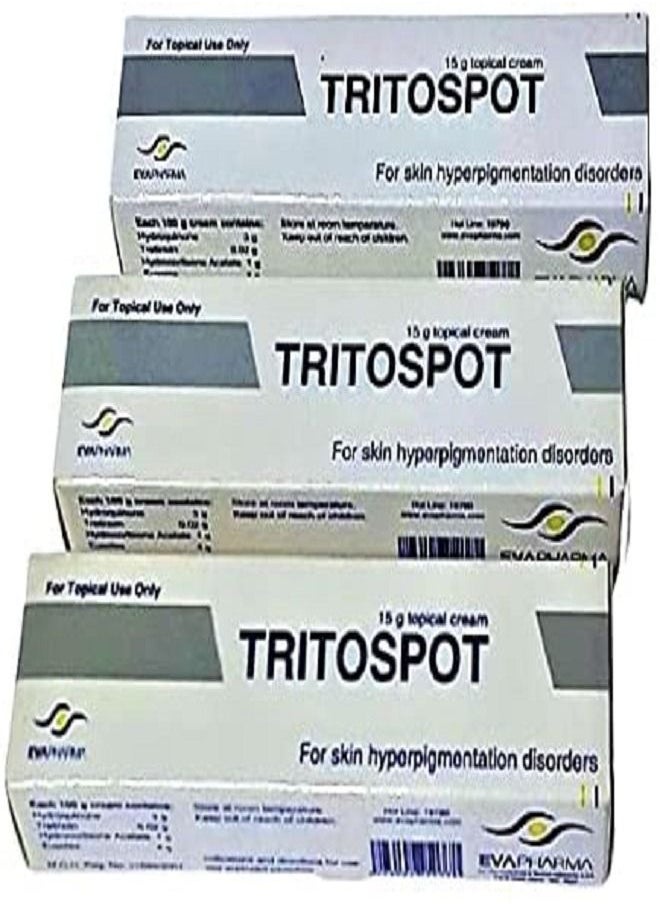 EVAPHARMA - 3-Piece Tritospot Whitening Cream For Hyperpigmentation Problems - Image 1