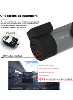 Generic Car DVR Dash Camera 150° Wide-Angle Driving Recorder Dashcam Built-in WiFi Support Night-Vision Loop Recording Voice Reminder  - Image 5