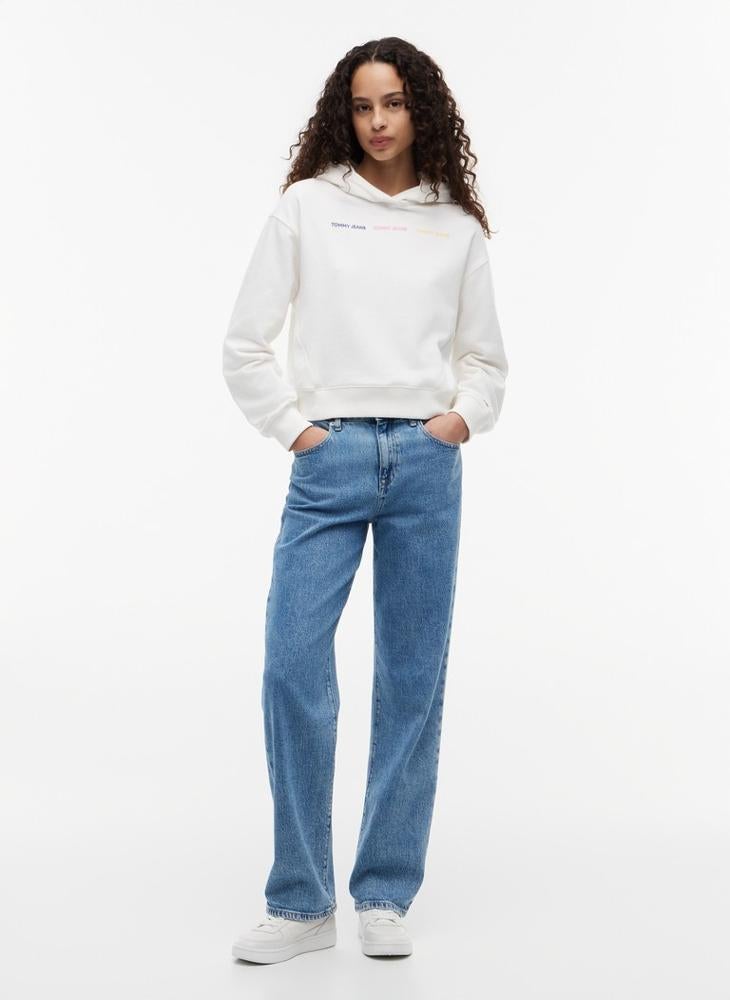 TOMMY JEANS Relaxed Repeat Logo Hoody - Image 4