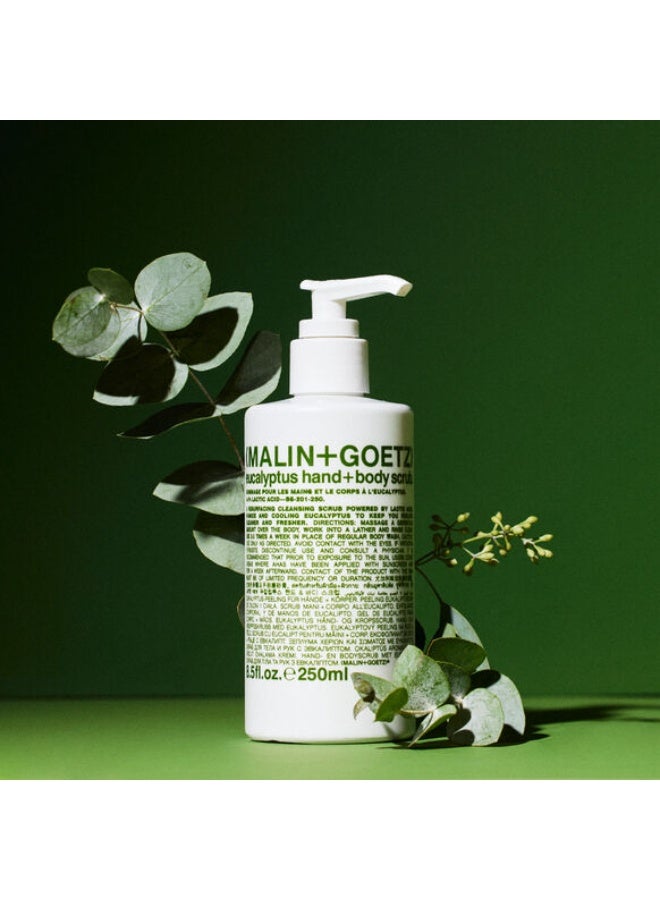 Malin + Goetz Eucalyptus Hand and Body Scrub  250ML - Image 2