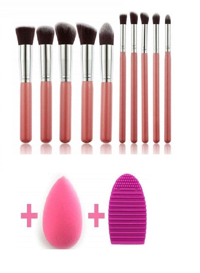 DATNASAYAD Makeup Brushes Kit 10 Pcs - Image 3