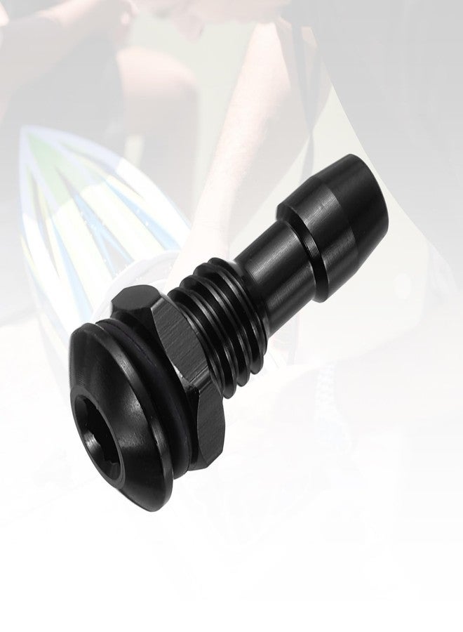 MECCANIXITY 3Pcs 20mm M6 RC Boat Water Nipple Water Outlet Nozzle Aluminium Alloy Cooling Tube Extension for RC Boat Motor Cooling System Kit Black - Image 4