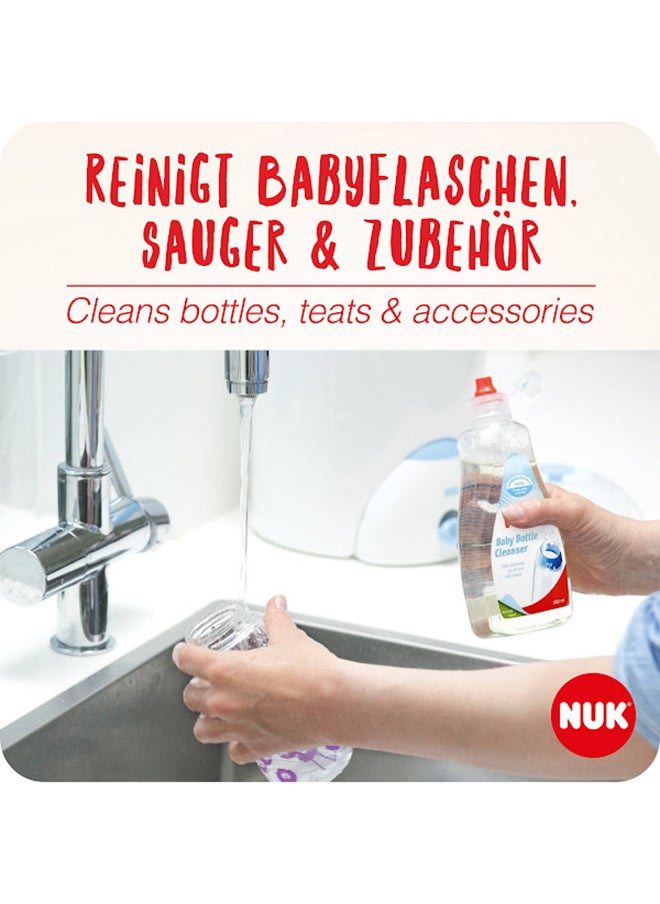 NUK - Baby Bottle Cleanser, Ideal For Cleaning Baby Bottles, 100% Recycled - 2x 500ml - Image 1