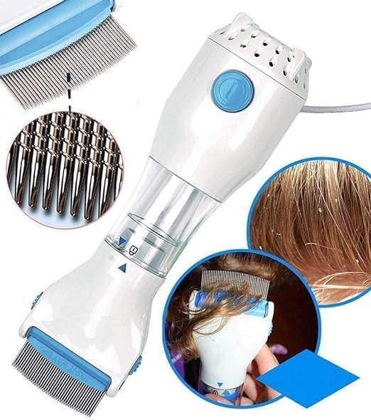 MARVELRY Effective Head Lice Treatment The Power of the Electric Lice Comb Fast and Efficient Lice Removal Electrical Head Lice Comb Treatment