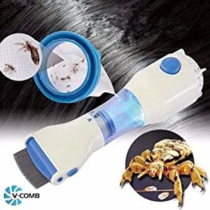 MARVELRY Effective Head Lice Treatment The Power of the Electric Lice Comb Fast and Efficient Lice Removal Electrical Head Lice Comb Treatment