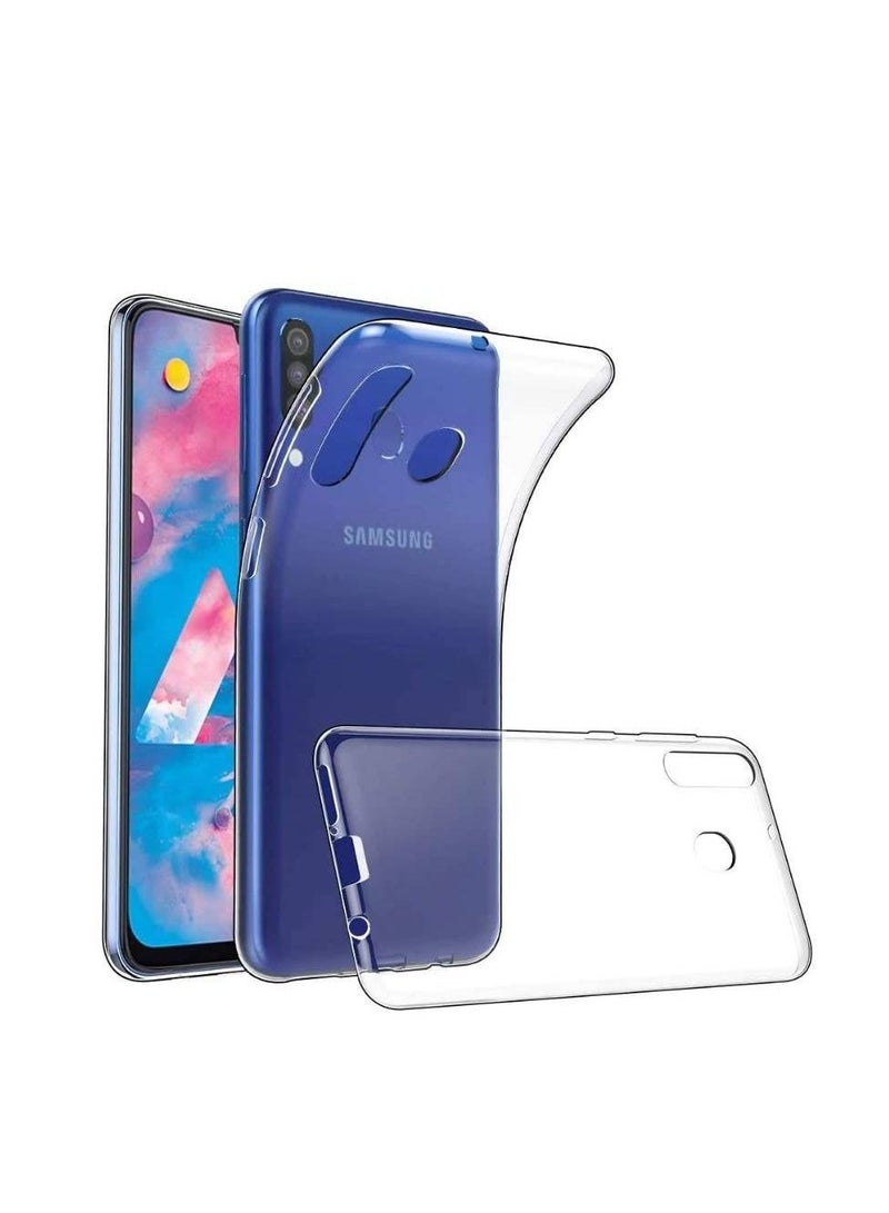 فيسوس Samsung Galaxy M30 الشفافة البلورية واضحة الصدمات TPU الوفير غلاف علبة الهاتف الخلوي - Image 1