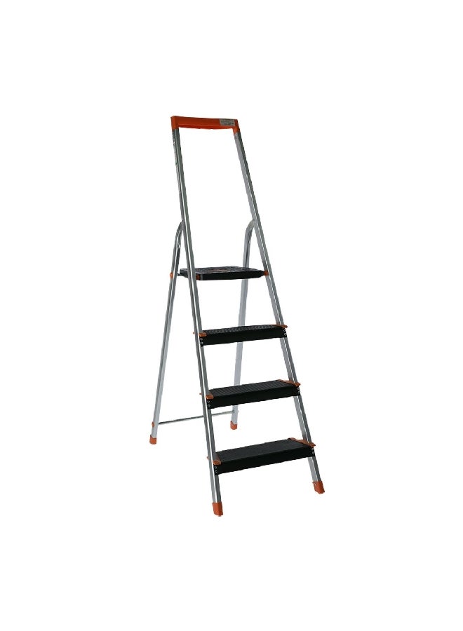Robinson Aluminum Multi-Purpose Precision Sturdy 4-Step Ladder Silver and Black 283 cm R16504MW - Image 1