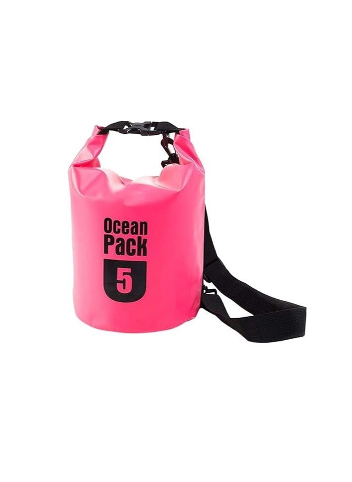 Cool Baby Style PVC Waterproof Dry Bag 5L Outdoor Diving Foldable Storage Bag Men and Women Beach Swimming Bag Backpack  - Image 1
