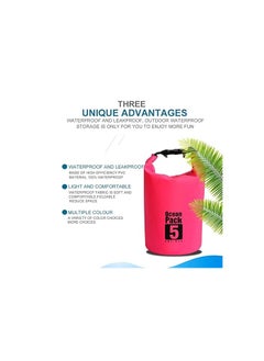 Cool Baby Style PVC Waterproof Dry Bag 5L Outdoor Diving Foldable Storage Bag Men and Women Beach Swimming Bag Backpack  - Image 4