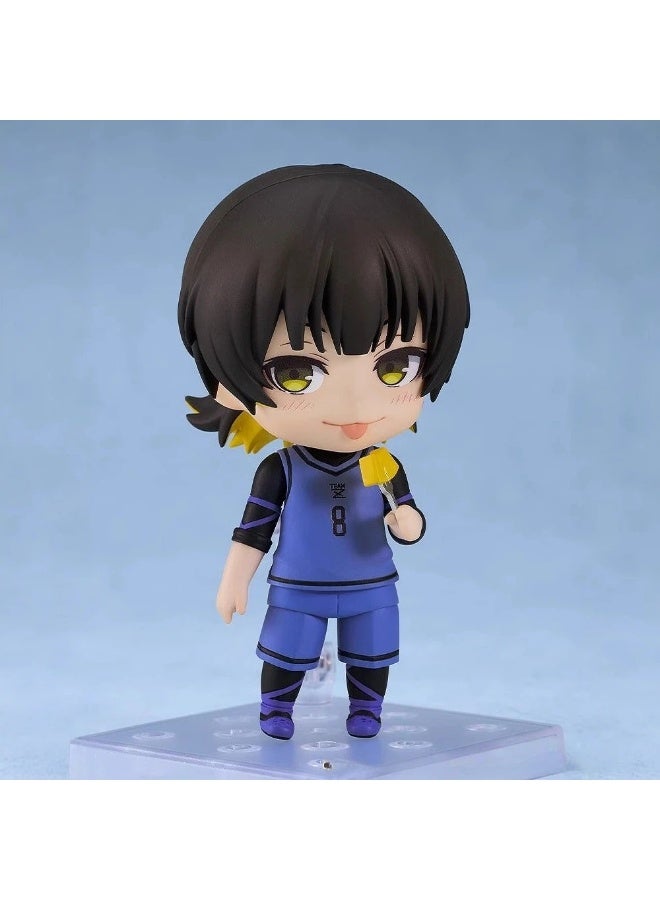 general Blue Lock Meguru Bachira movable Replacement Face Doll Model Decoration Desktop Decoration Toy Gift for family and friends - Image 2