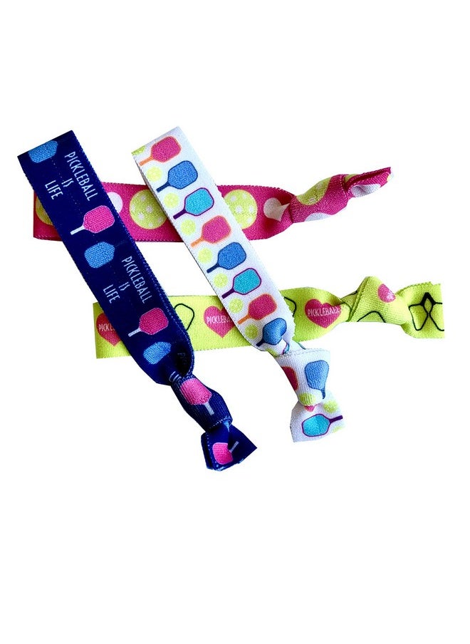 Sportigift - 8 Piece Pickleball Hair Elastic Set - Pickleball Gifts - Accessories For Players, Women, Girls, Coaches, Doubles Partners, Women'S Leagues - Made In The Usa - Image 1