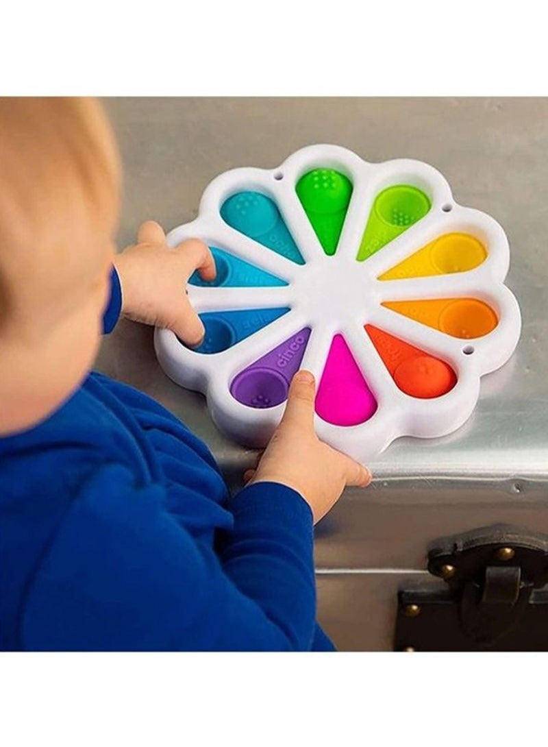 Flower Fidget  Sensory Simple Dimple Toy 5.9x5.9x0.98cm - Image 5