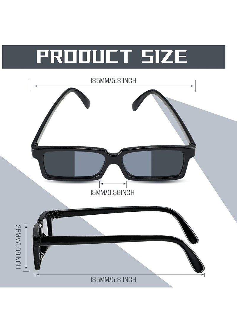 Excefore Sunglasses Rear View Mirror Behind Vision Anti Tracking Kids Game Sunglass Monitor Children's Personal Security  Detective Themed Party Gifts for Boys and Girls 6PCS  - Image 3