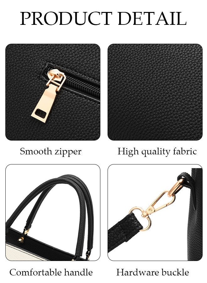 DUNISO Women's Fashion Handbag Faux Leather Crossbody Bag For Women Large Capacity Tote Bags Top Handle Satchel Fashionable Travel Shoulder Bag For Ladies - Image 5