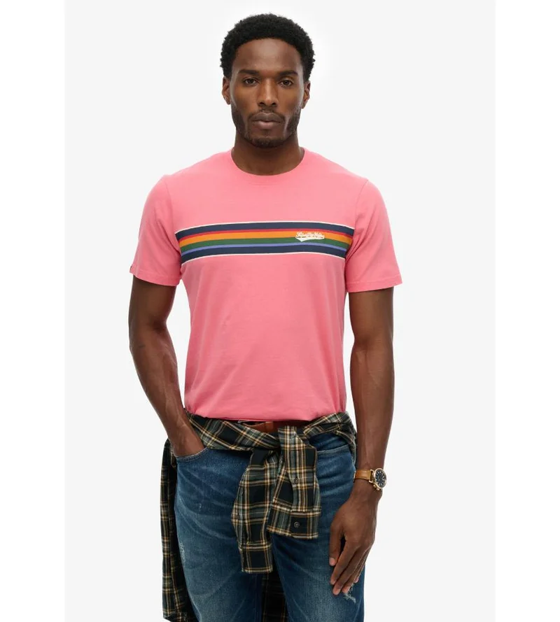 Superdry Outdoor Stripe Logo Relaxed T-Shirt
