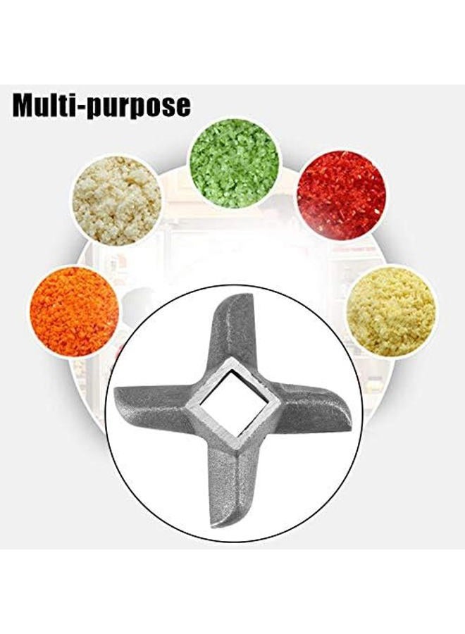 Haofy Meat Grinder Blade, Stainless Steel Meat Grinder Replacement Blade Mincer Blade Knife Cutter Replacement for Grinders … (#8) - Image 2