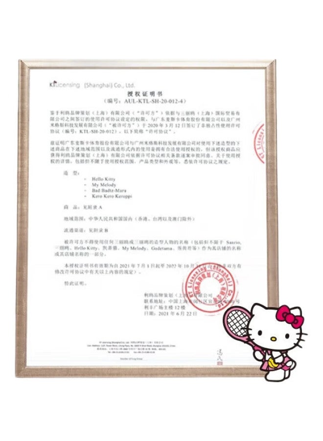 Mesuca Badminton Racket Hello Kitty, Gift For Women, Beginner Training, One Pair Of Aluminum Alloy Durable Rackets - Image 3