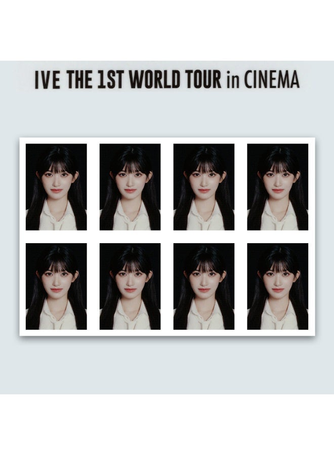 NIBEMINENT 8 Pcs Kpop IVE - LEESEO WORLD TOUR In CINEMA ID PHOTO Lomo Cards Card For Fans Collection Gifts - Image 1