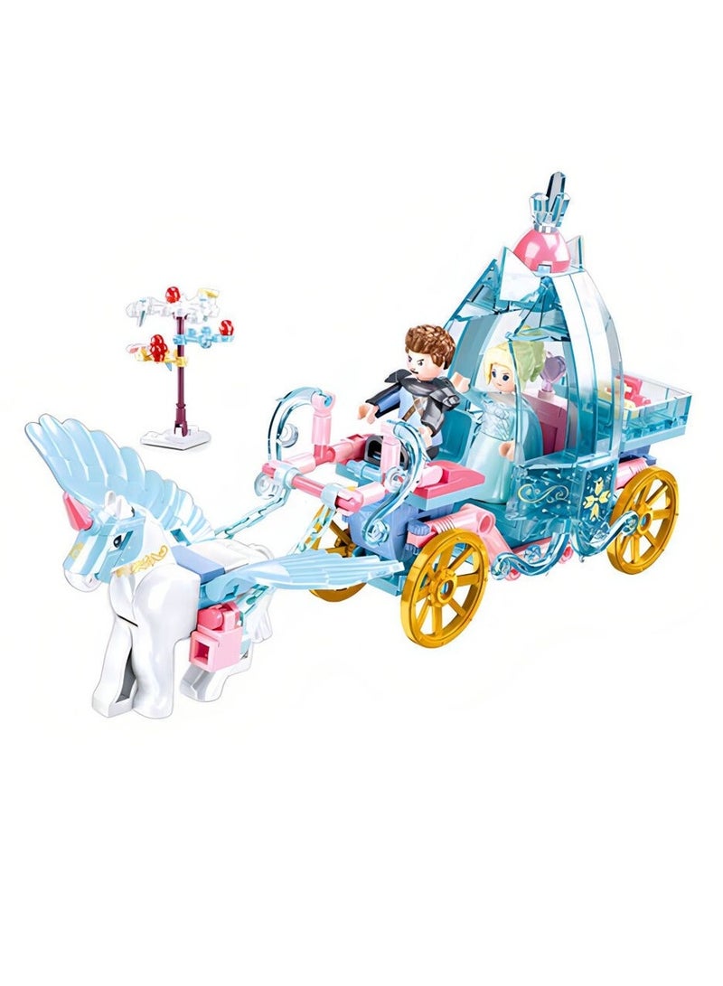 Sluban - Girls Dream Winter Fairies Carriage Bricks Set 191 Pieces - M38-B0896 - Image 2