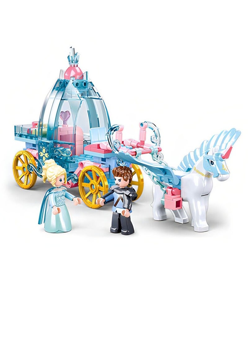 Sluban - Girls Dream Winter Fairies Carriage Bricks Set 191 Pieces - M38-B0896 - Image 3