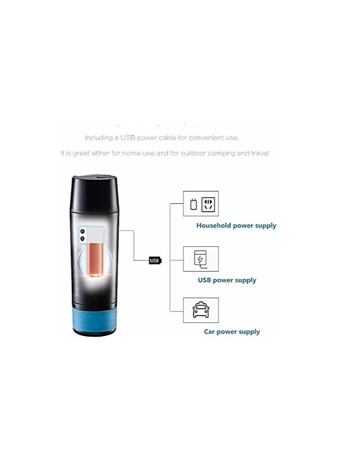 FIPKA 2 in 1 Capsule Ground Mini Espresso Portable Coffee Maker Hot and Cold Extraction - Image 3