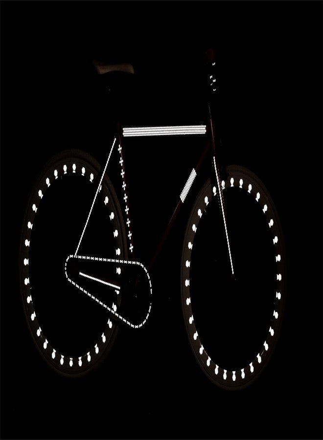 RydeSafe Reflective Decals - Butterflies Kit (White) - Image 3