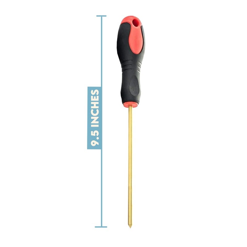 SE 9.25 Inch Non-Marring Brass Metal Detecting Probe for Gold Prospecting and Coin Collecting - Image 3