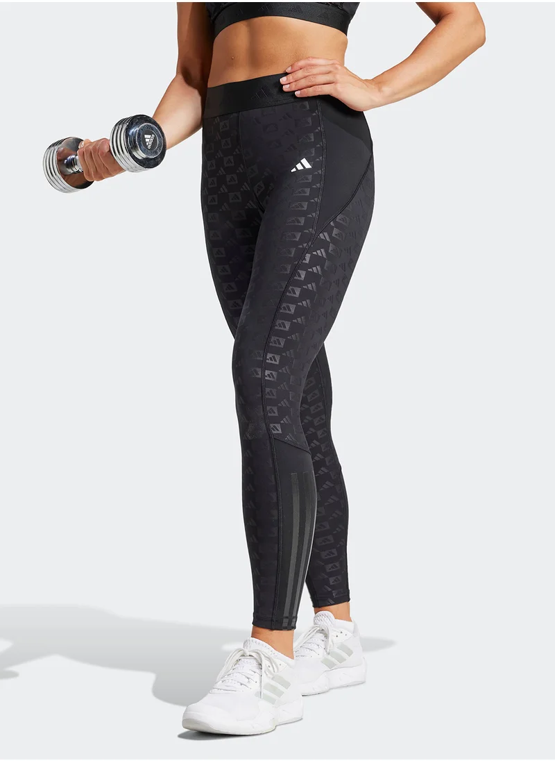 Adidas Hyperglam Full Length Emboss Leggings