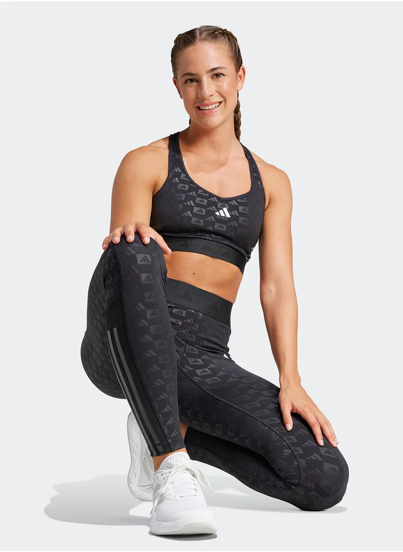 Adidas Hyperglam Full Length Emboss Leggings