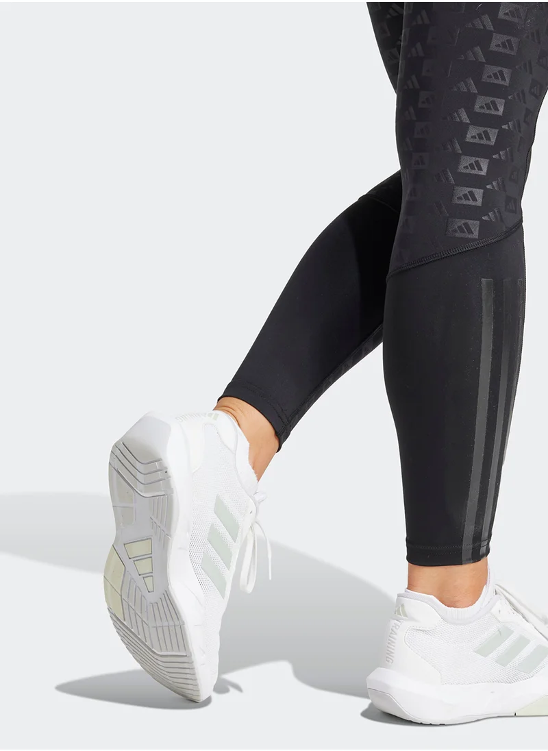 Adidas Hyperglam Full Length Emboss Leggings
