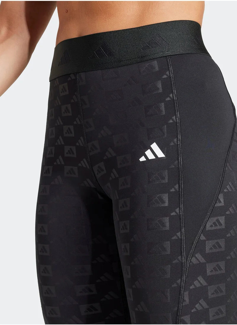 Adidas Hyperglam Full Length Emboss Leggings