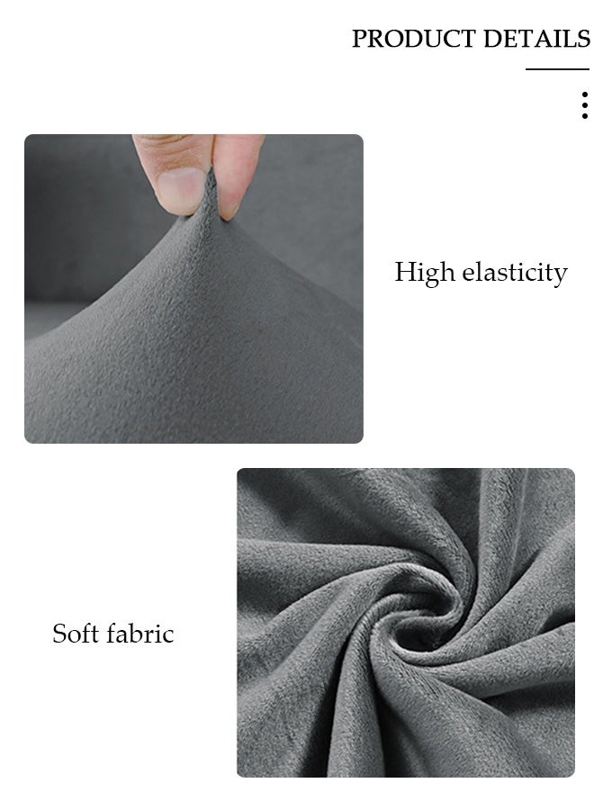 DUNISO أغطية كراسي الألعاب، أغطية قابلة للغسل لكراسي الكمبيوتر، أغطية انزلاقية مريحة لكرسي الألعاب، غطاء حماية قابل للتمدد مع غطاء مساند للذراعين للكرسي، الكرسي الدوار، كرسي الألعاب، كرسي رئيس الكمبيوتر - Image 3