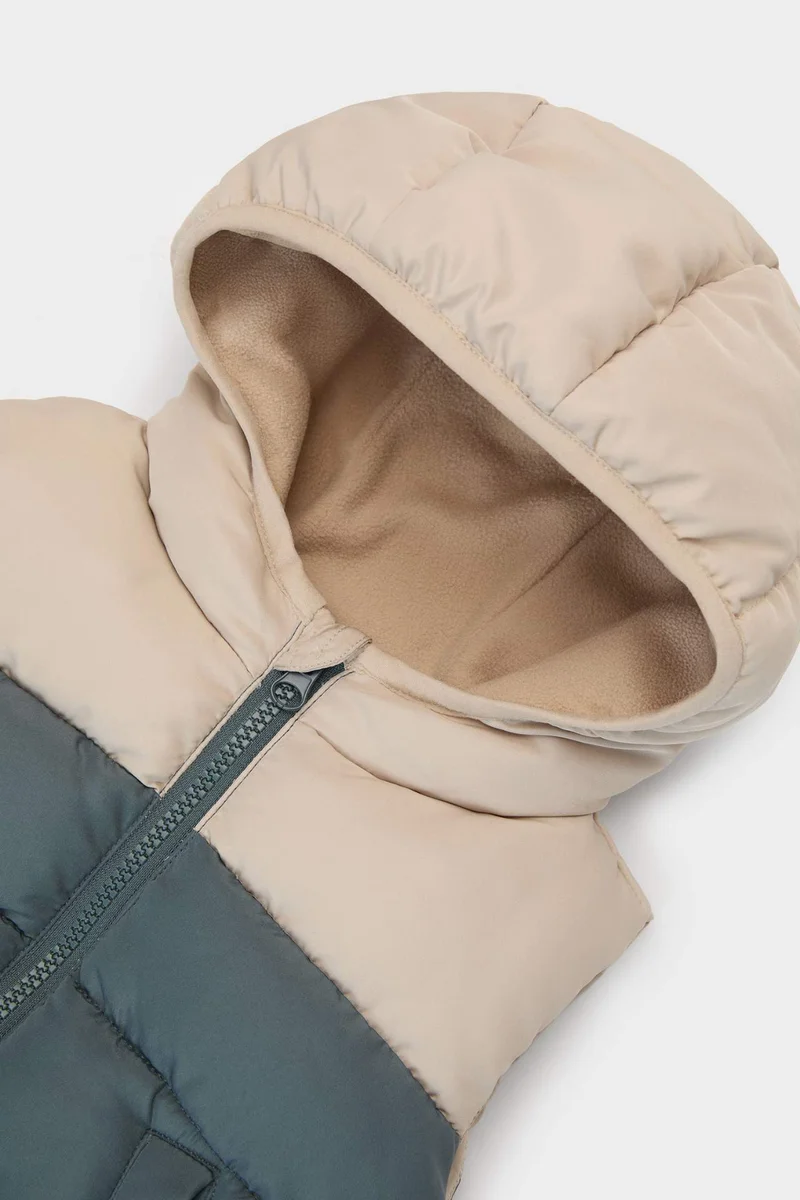 ديفاكتو Baby Boy Waterproof Fleece Lined Vest