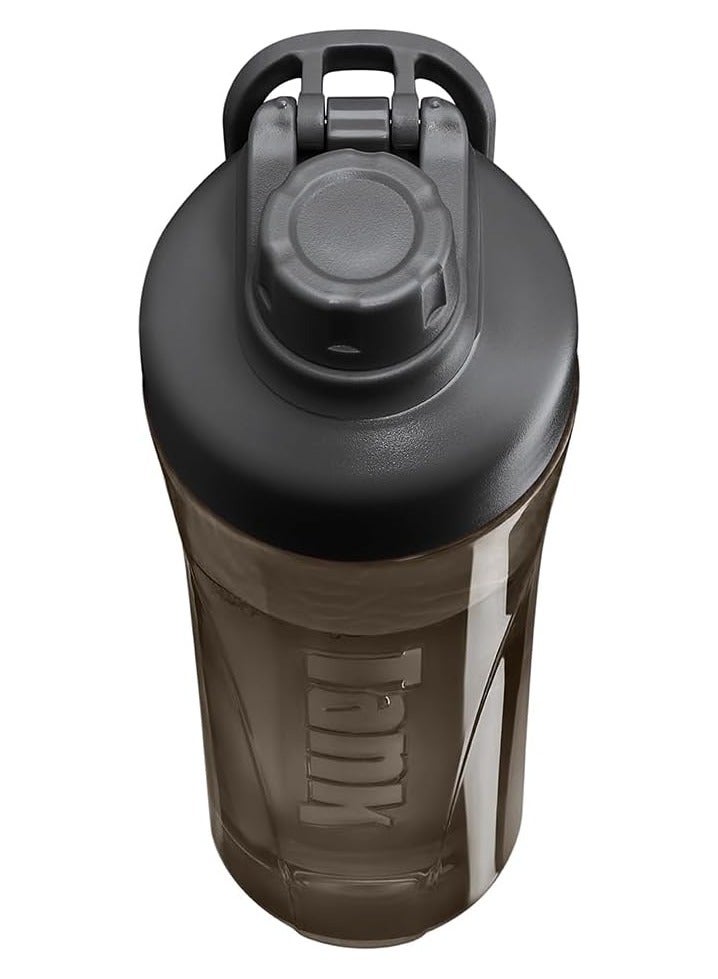 Tank Tritan Plastic Water Bottle 800mL, Black - Image 4
