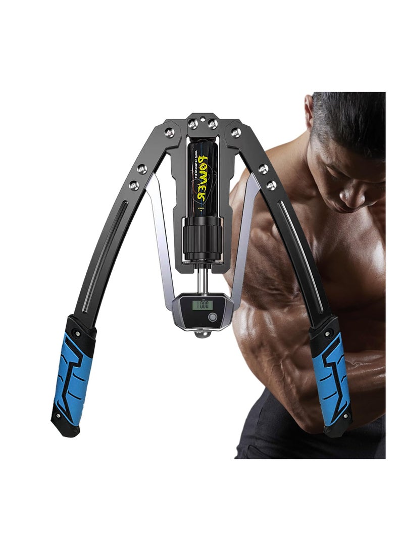 SOLARAE Arm Exercise Equipment Chest Workout, Hydraulic Power Twister 10 Gears Adjustable 22-440lbs, Chest Exerciser for Men, Arm Workout Equipment, Handle Wear-Resistant Non-Slip PU Soft Rubber - Image 1