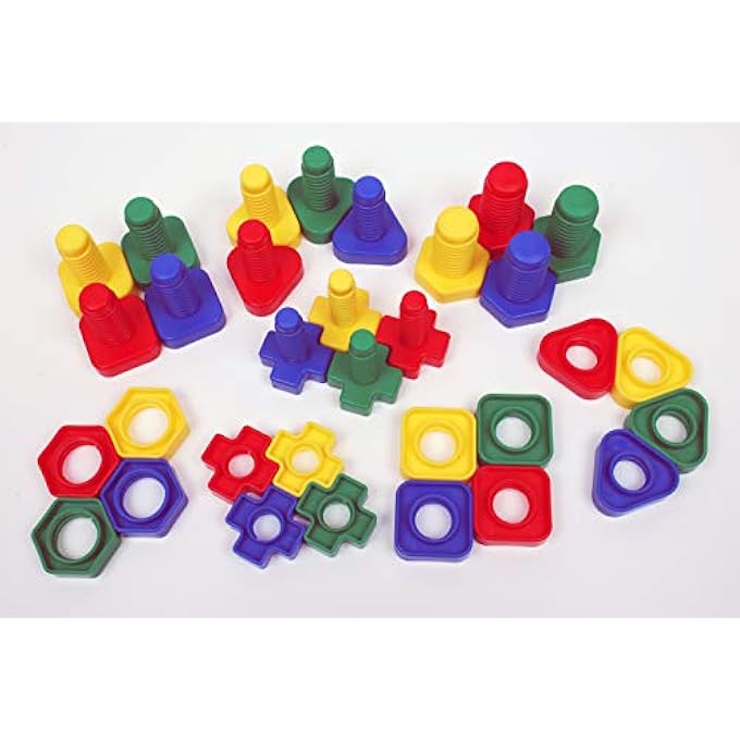 EDX EDUCATION NUTS & BOLTS ACTIVITY SET - FINE MOTOR SKILLS FOR TODDLERS - Image 3